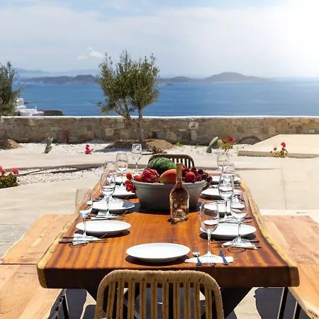 Villa Stunning Oceanview Mykonos | 5 Bedrooms | Perseus | Amazing Location Overlooking Sea & Private Pool | Faros